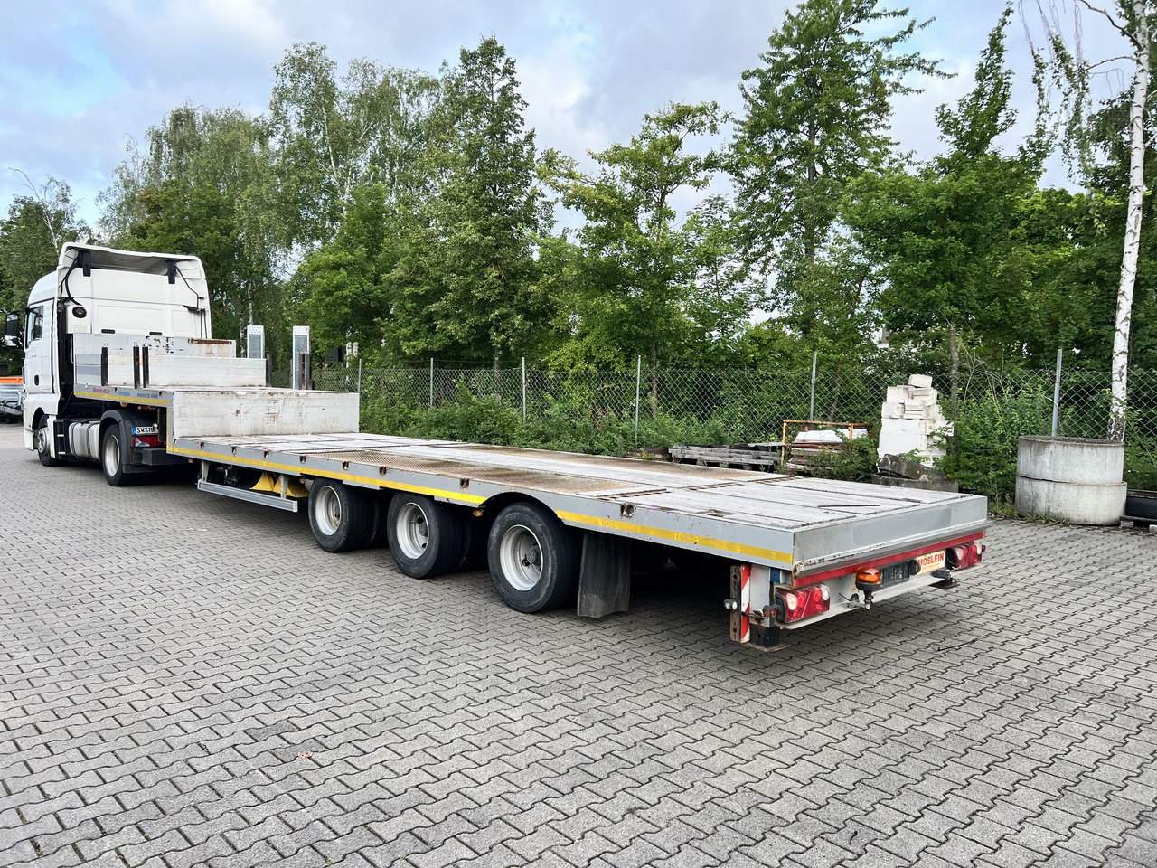Möslein STO 3 Schwebheim 3 Achs Satteltieflader - Low loader semi-trailer: picture 5 Möslein STO 3 Schwebheim 3 Achs Satteltieflader - Low loader semi-trailer: picture 5