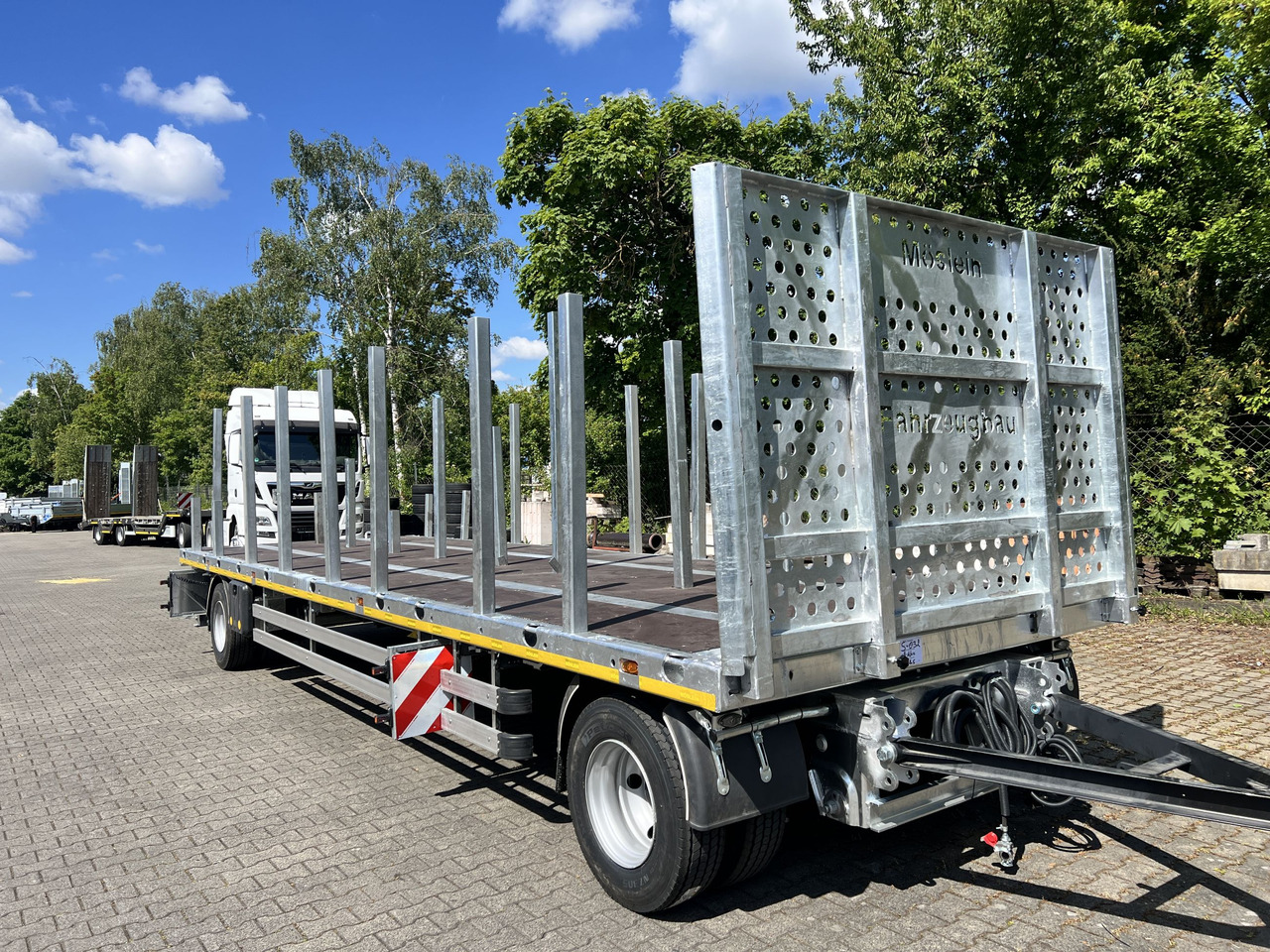 Möslein T 2 Plato 7,60 m  2 Achs Jumbo- Plato- Anhänger Mega - Dropside/ Flatbed trailer: picture 2 Möslein T 2 Plato 7,60 m  2 Achs Jumbo- Plato- Anhänger Mega - Dropside/ Flatbed trailer: picture 2