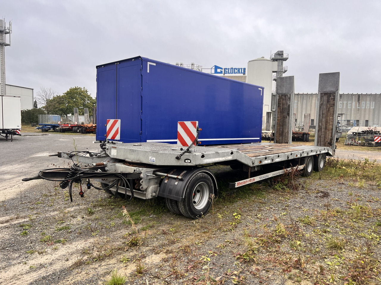 Möslein TA3 Schwebheim 3 Achs Tieflader, Verzinkt - Low loader trailer: picture 1 Möslein TA3 Schwebheim 3 Achs Tieflader, Verzinkt - Low loader trailer: picture 1