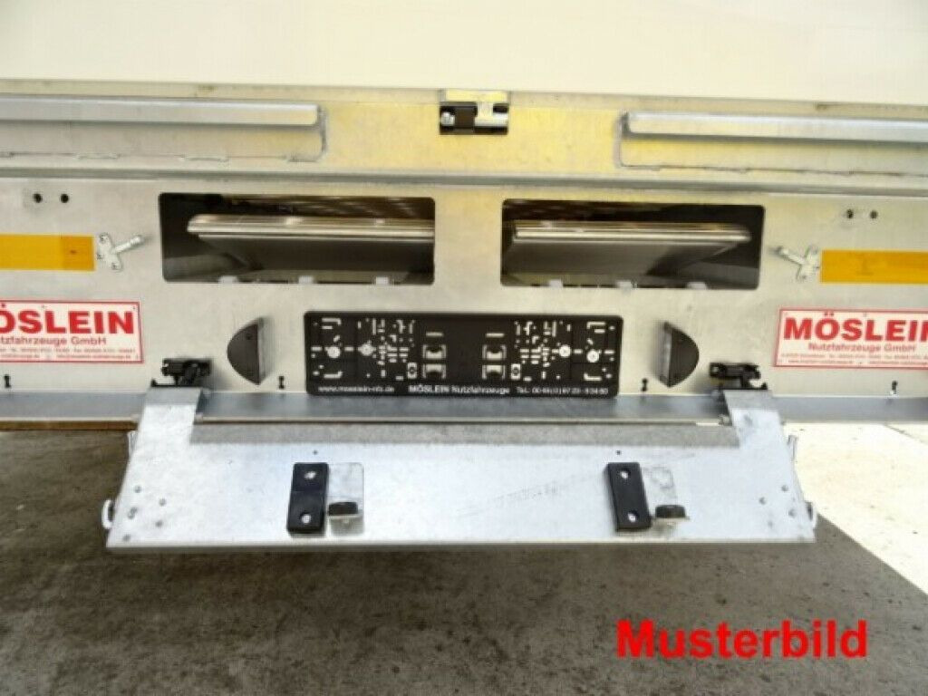 Dropside/ Flatbed trailer Möslein  Tandem Pritsche- Tieflader mit Rungentaschen: picture 17
