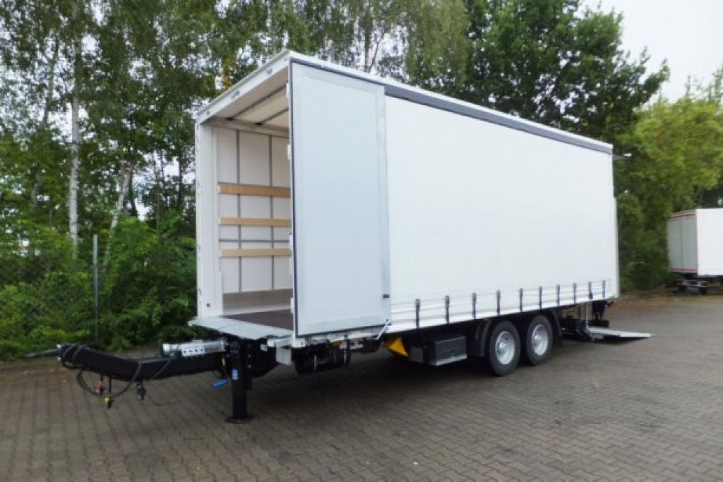 Möslein neuer Planenanhänger, Ladebordwand + Durchladba - Curtainsider trailer: picture 2 Möslein neuer Planenanhänger, Ladebordwand + Durchladba - Curtainsider trailer: picture 2