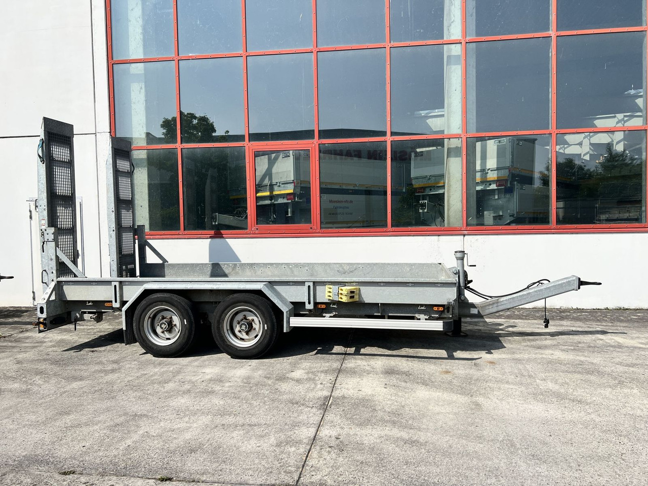 Low loader trailer Tandemtieflader, Wenig Benutzt: picture 1
