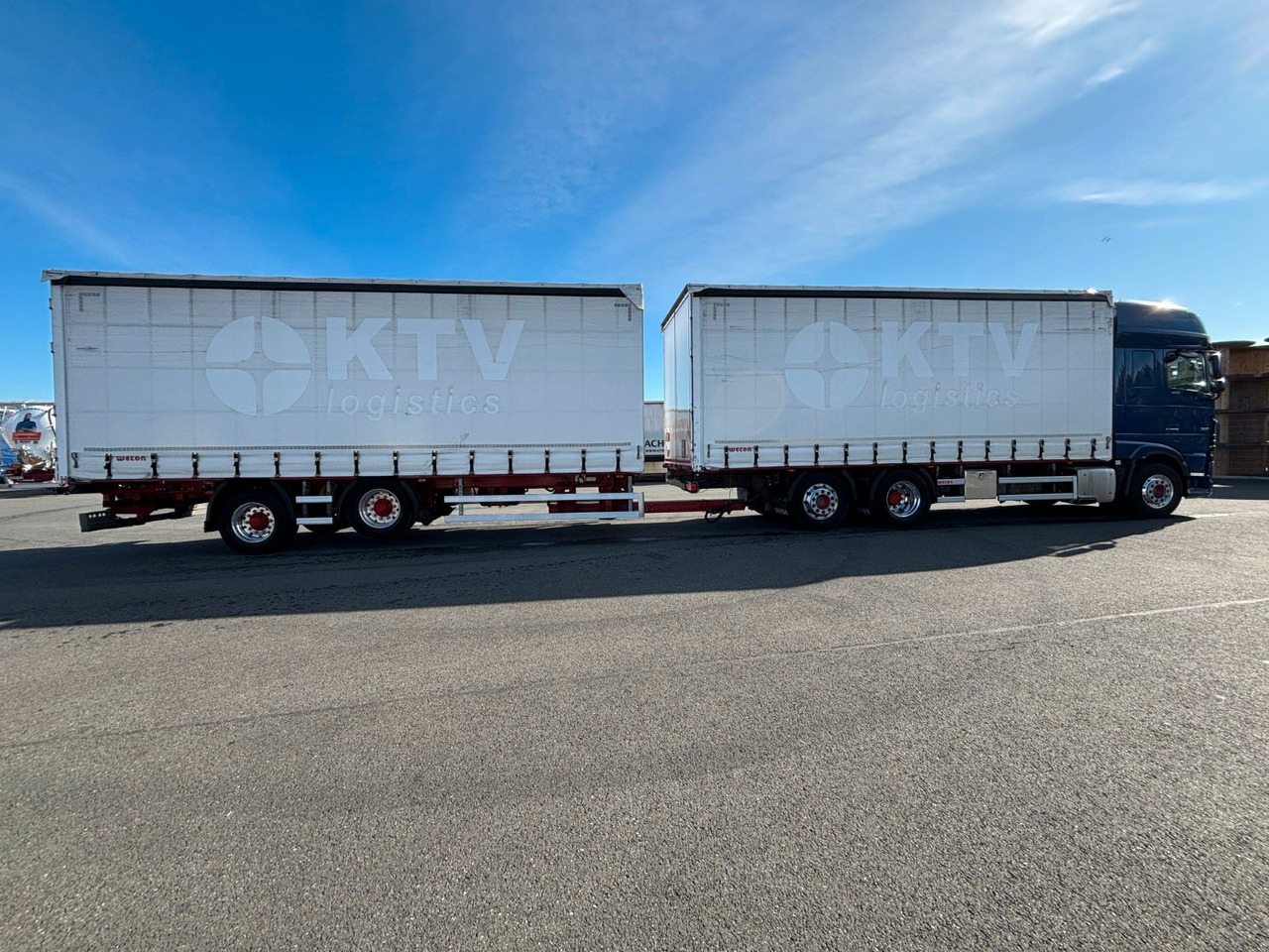 DAF SSC XF 480 Jumbozug + Anh Wecon Staplerhalterung - Curtain side truck: picture 5 DAF SSC XF 480 Jumbozug + Anh Wecon Staplerhalterung - Curtain side truck: picture 5