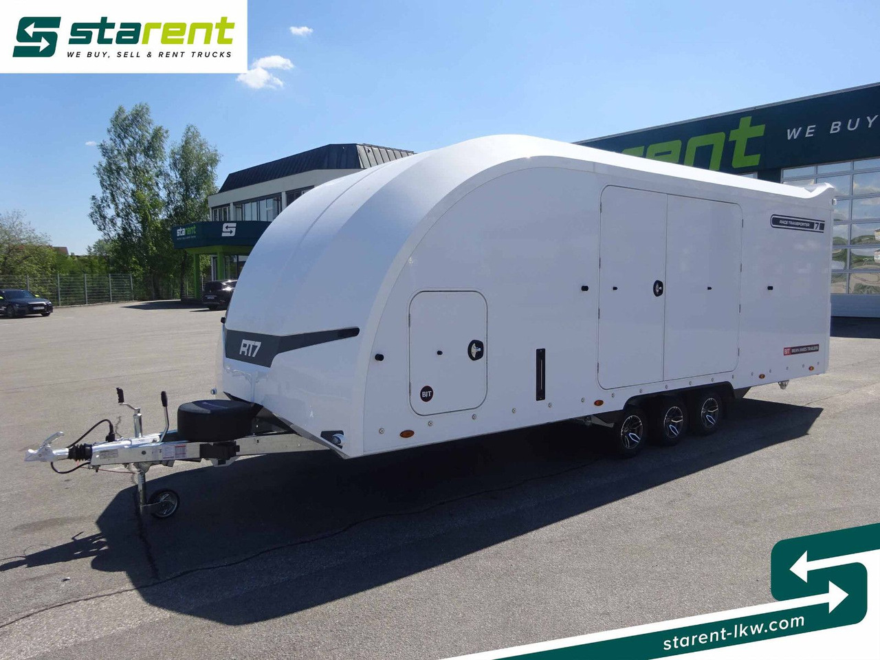 Brian James Trailers Race Transporter 7, Seilwinde - Autotransporter trailer: picture 1 Brian James Trailers Race Transporter 7, Seilwinde - Autotransporter trailer: picture 1
