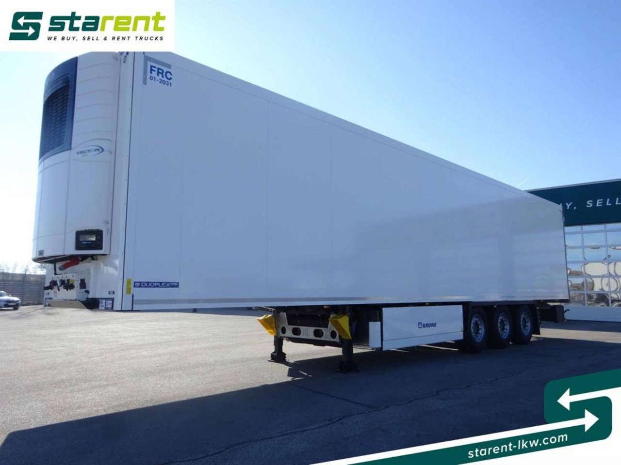 Krone Carrier Vector 1550 Blumenbreit Liftachse - Refrigerator semi-trailer: picture 4 Krone Carrier Vector 1550 Blumenbreit Liftachse - Refrigerator semi-trailer: picture 4