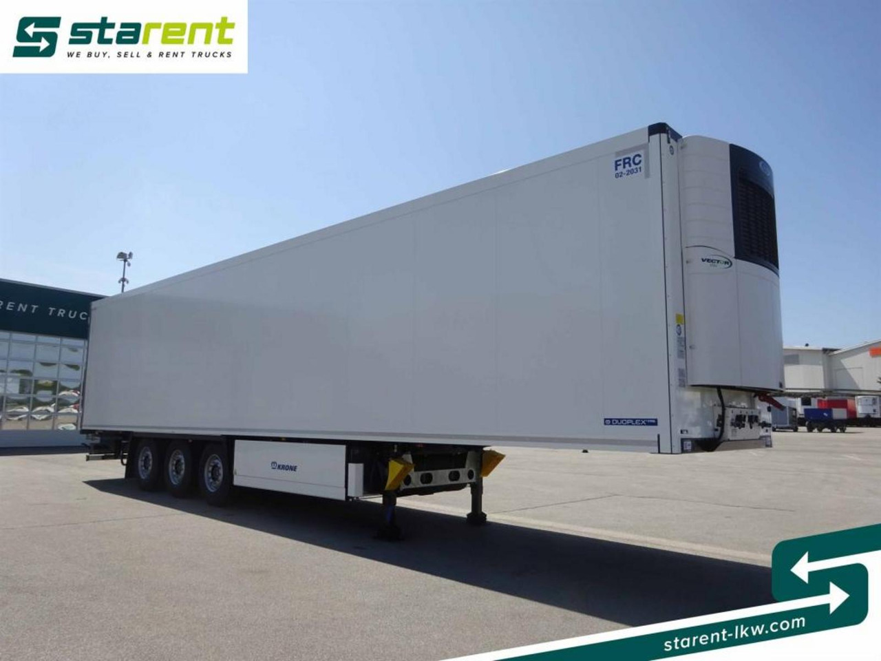 Krone Carrier Vector 1550 Blumenbreit Liftachse - Refrigerator semi-trailer: picture 3 Krone Carrier Vector 1550 Blumenbreit Liftachse - Refrigerator semi-trailer: picture 3