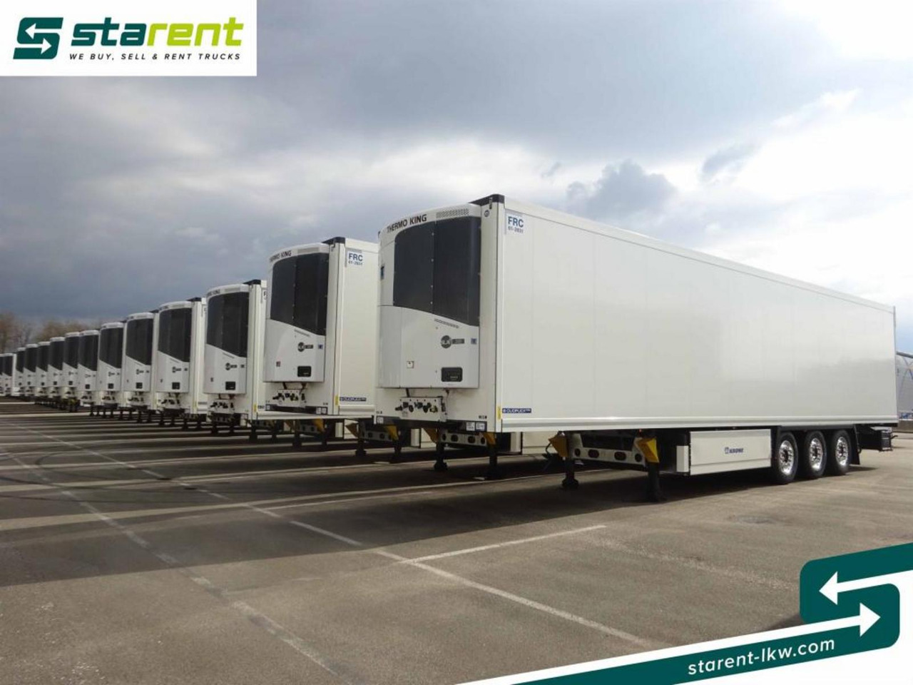 Krone Thermo King SLXi300 Alu Doppel Blumenbreit Lift-A - Refrigerator semi-trailer: picture 3 Krone Thermo King SLXi300 Alu Doppel Blumenbreit Lift-A - Refrigerator semi-trailer: picture 3