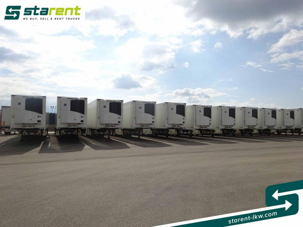 Krone Thermo King SLXi300 Alu Doppel Blumenbreit Lift-A - Refrigerator semi-trailer: picture 2 Krone Thermo King SLXi300 Alu Doppel Blumenbreit Lift-A - Refrigerator semi-trailer: picture 2
