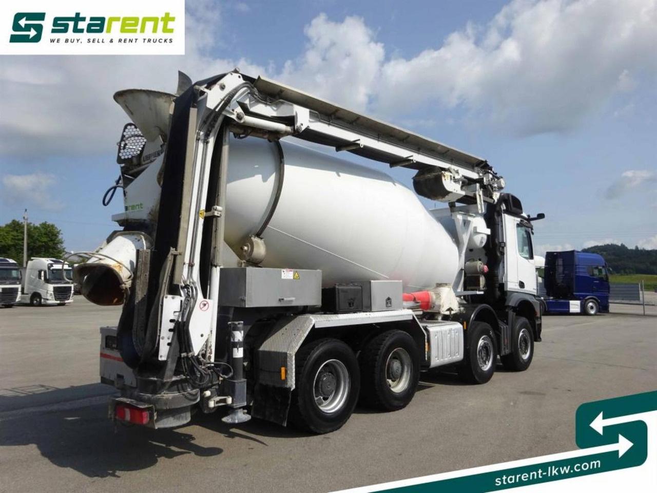 Mercedes Benz Arocs 3748 8x4 Liebherr Betonmischer + Förderband - Concrete mixer truck: picture 5 Mercedes Benz Arocs 3748 8x4 Liebherr Betonmischer + Förderband - Concrete mixer truck: picture 5