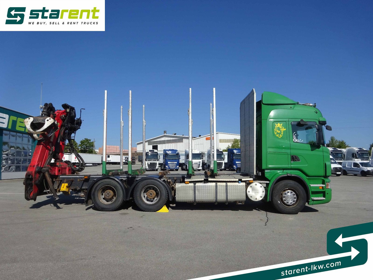 Scania R500 V8 6x4 Holzaufbau mit Kran, MOTORPROBLEM - Cab chassis truck, Crane truck: picture 4 Scania R500 V8 6x4 Holzaufbau mit Kran, MOTORPROBLEM - Cab chassis truck, Crane truck: picture 4