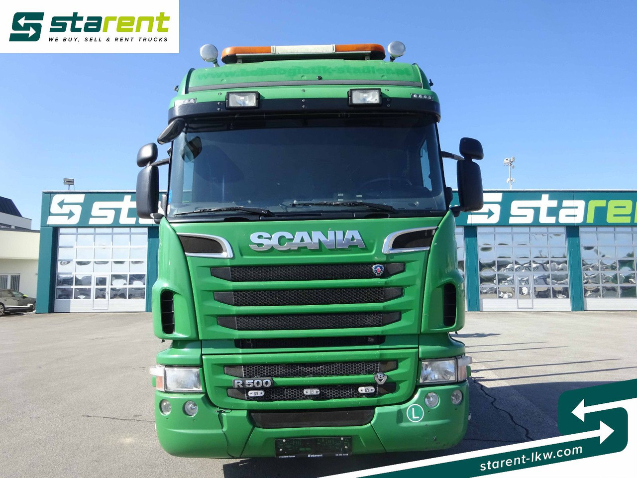 Scania R500 V8 6x4 Holzaufbau mit Kran, MOTORPROBLEM - Cab chassis truck, Crane truck: picture 2 Scania R500 V8 6x4 Holzaufbau mit Kran, MOTORPROBLEM - Cab chassis truck, Crane truck: picture 2