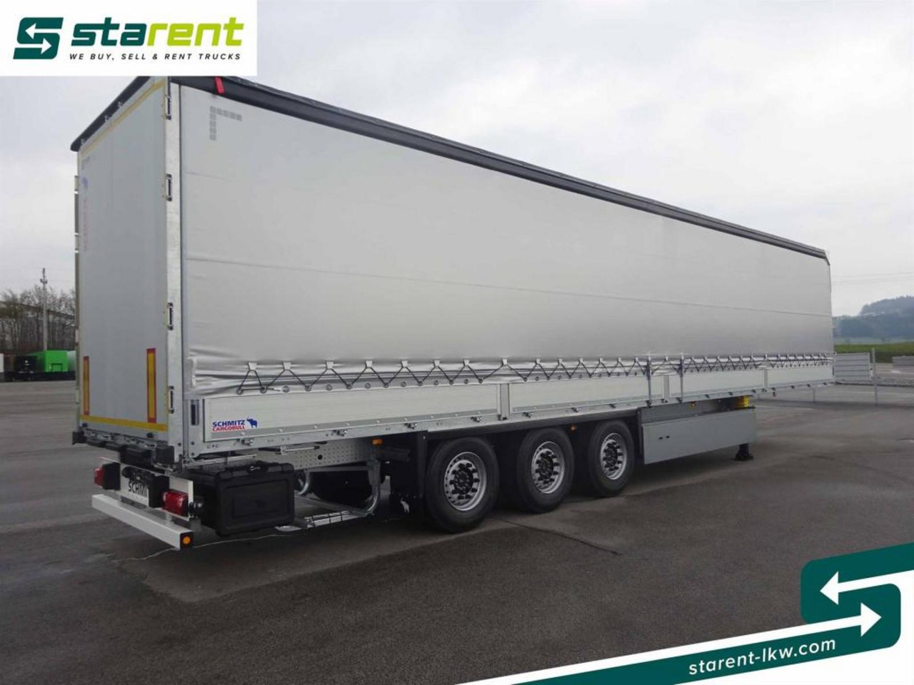 Schmitz Tautliner, Bordwand 60cm, Hubdach, Liftachse - Curtainsider semi-trailer: picture 5 Schmitz Tautliner, Bordwand 60cm, Hubdach, Liftachse - Curtainsider semi-trailer: picture 5