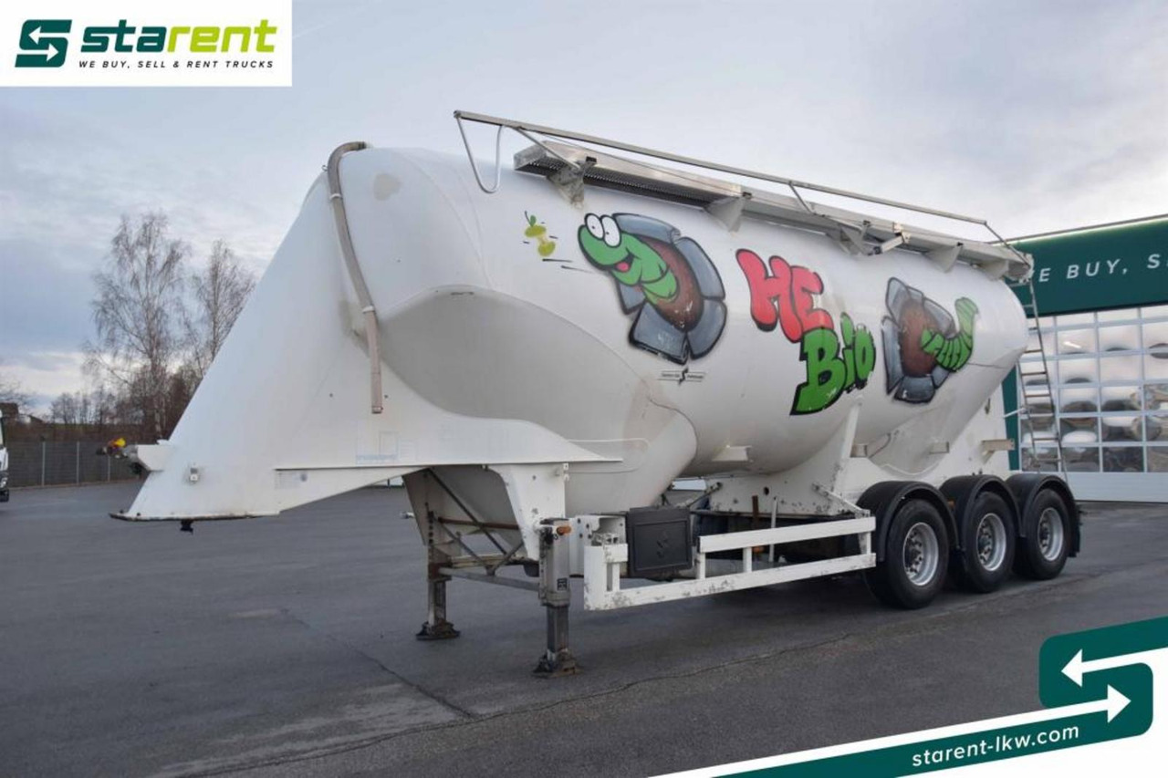 Spitzer Silo 39.000 Liter 1 Kammer Bodenentleerer Alufelge - Tanker semi-trailer: picture 1 Spitzer Silo 39.000 Liter 1 Kammer Bodenentleerer Alufelge - Tanker semi-trailer: picture 1