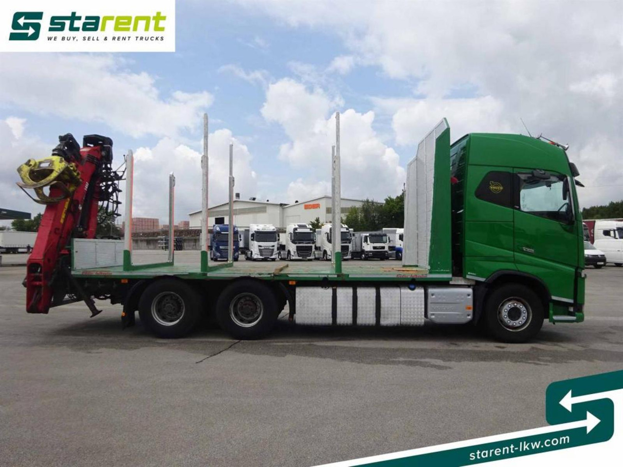 Volvo FH16 550 6x4 Holzaufbau mit Kran (Loglift 145Z) - Logging truck: picture 4 Volvo FH16 550 6x4 Holzaufbau mit Kran (Loglift 145Z) - Logging truck: picture 4