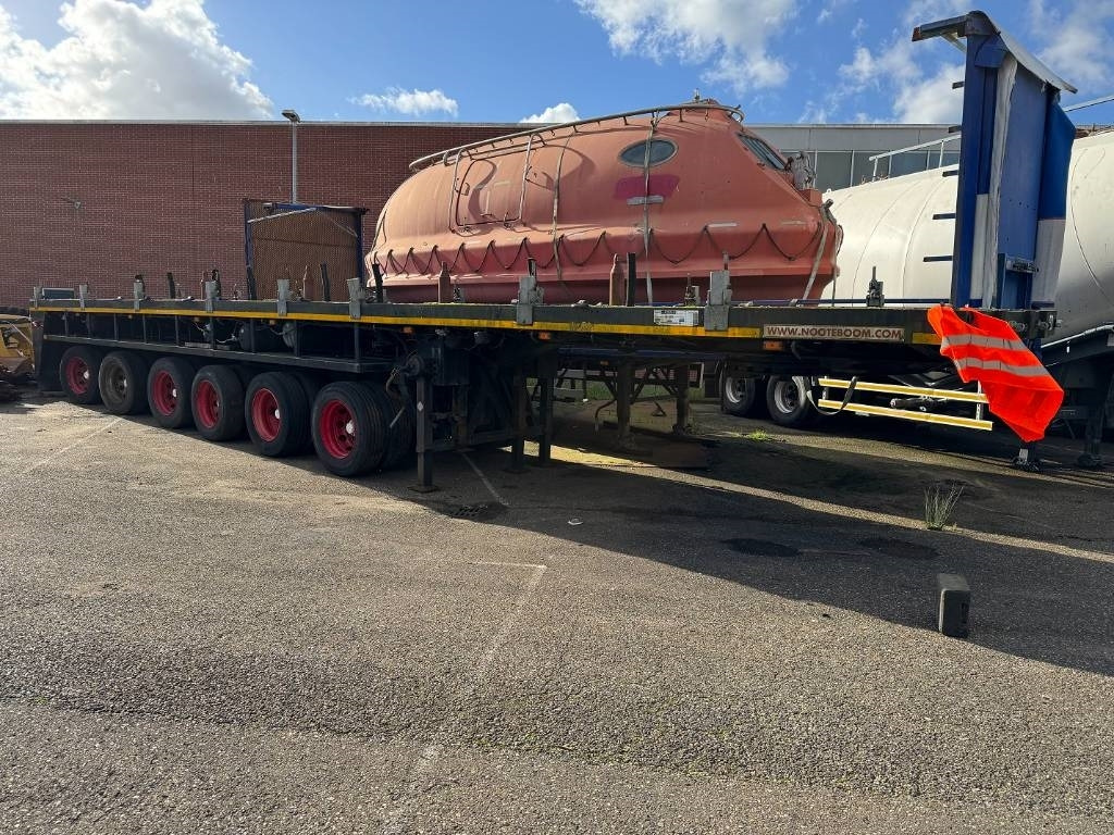 Dropside/ Flatbed semi-trailer Nooteboom OBL - 78 manoovr ballasttrailer: picture 1