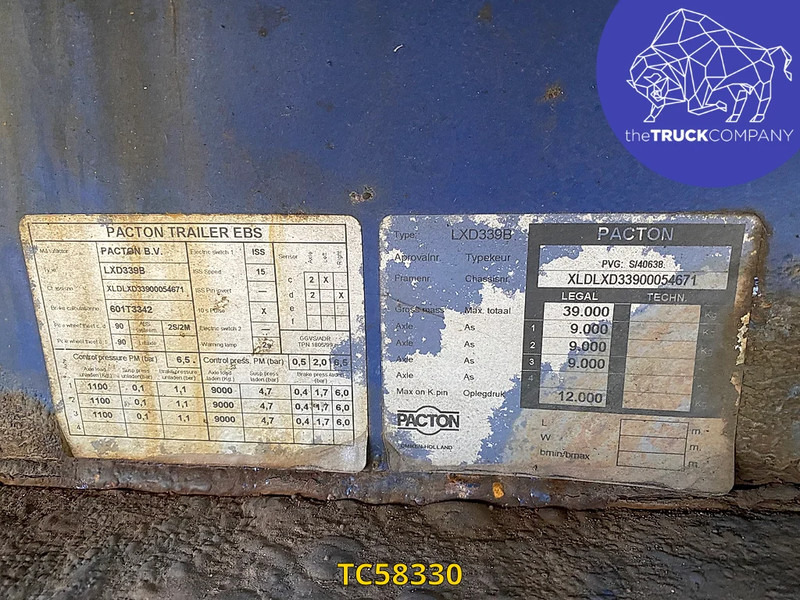 Pacton - Dropside/ Flatbed semi-trailer: picture 2 Pacton - Dropside/ Flatbed semi-trailer: picture 2