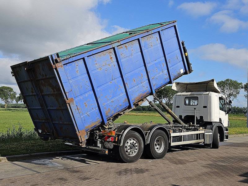 Scania P410 HOOK + BOX + CRANE - Hook lift truck, Crane truck: picture 3 Scania P410 HOOK + BOX + CRANE - Hook lift truck, Crane truck: picture 3