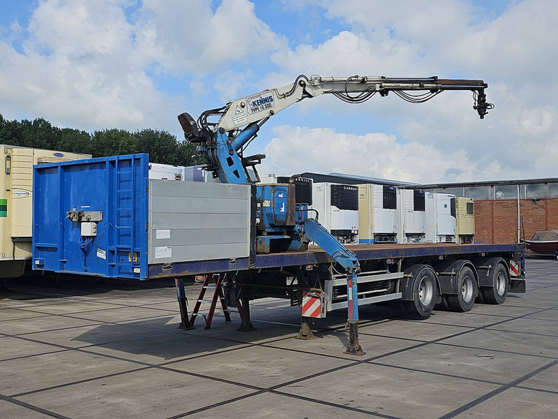 Vogelzang VO2-STG-15-30-STN Crane Kran Kraan - Dropside/ Flatbed semi-trailer: picture 1 Vogelzang VO2-STG-15-30-STN Crane Kran Kraan - Dropside/ Flatbed semi-trailer: picture 1
