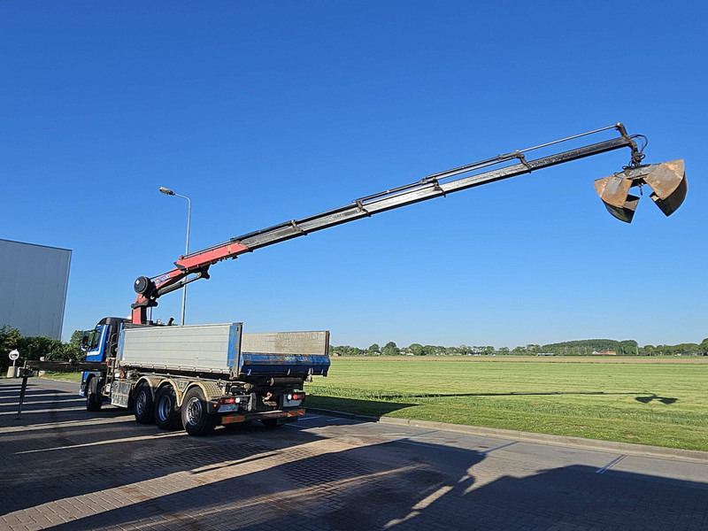 Dropside/ Flatbed truck, Crane truck Volvo FM 460 8X2 HMF 3220 K5: picture 6
