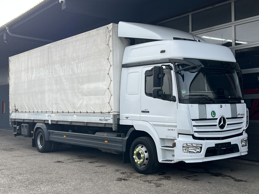 Mercedes-Benz Atego 1230 Klima ACC Schlafkabine 7,2m P+P LBW - Curtain side truck: picture 1 Mercedes-Benz Atego 1230 Klima ACC Schlafkabine 7,2m P+P LBW - Curtain side truck: picture 1