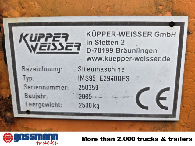 IMS95 E2940DFS Salzstreuer ca. 4m³ - Sand/ Salt spreader: picture 3 IMS95 E2940DFS Salzstreuer ca. 4m³ - Sand/ Salt spreader: picture 3