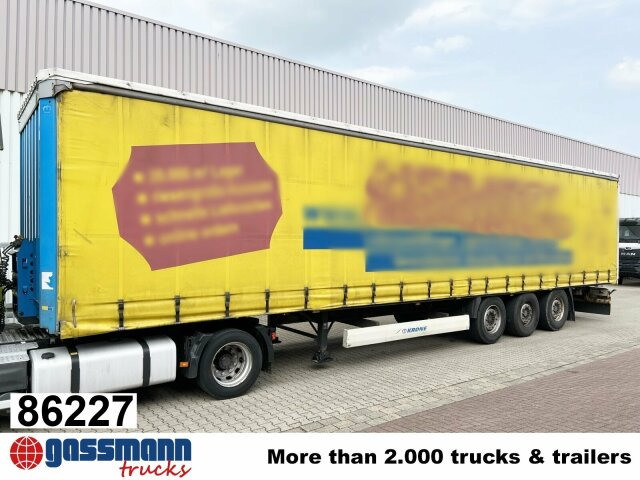 Krone SDP 27 , Edscha-Verdeck - Dropside/ Flatbed semi-trailer: picture 1 Krone SDP 27 , Edscha-Verdeck - Dropside/ Flatbed semi-trailer: picture 1