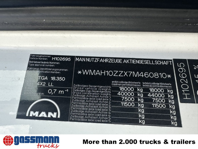 MAN TGA 18.350 4x2 LL, Fahrschulausstattung - Box truck: picture 2 MAN TGA 18.350 4x2 LL, Fahrschulausstattung - Box truck: picture 2