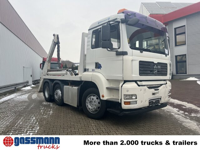 Skip loader truck MAN TGA 26.360 6X2/4 BL, Vorlauf Lenk-Liftachse: picture 10