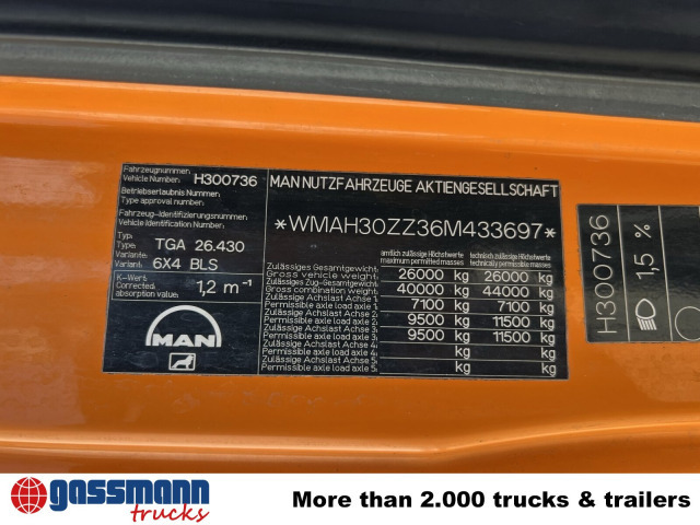 Asphalt machine, Asphalt machine MAN TGA 26.430 6X4 BL: picture 15