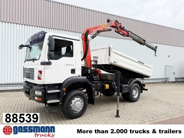 MAN TGM 18.240 4x4 BB mit Kran Palfinger PK9501 - Tipper, Crane truck: picture 1 MAN TGM 18.240 4x4 BB mit Kran Palfinger PK9501 - Tipper, Crane truck: picture 1