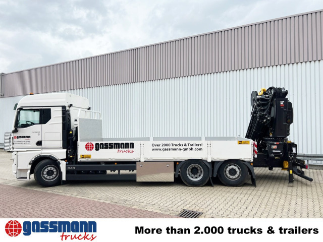 MAN TGX 26.510 6x2-4 LL, Kran Hiab X-HiPro 548 E-8, - Dropside/ Flatbed truck, Crane truck: picture 2 MAN TGX 26.510 6x2-4 LL, Kran Hiab X-HiPro 548 E-8, - Dropside/ Flatbed truck, Crane truck: picture 2