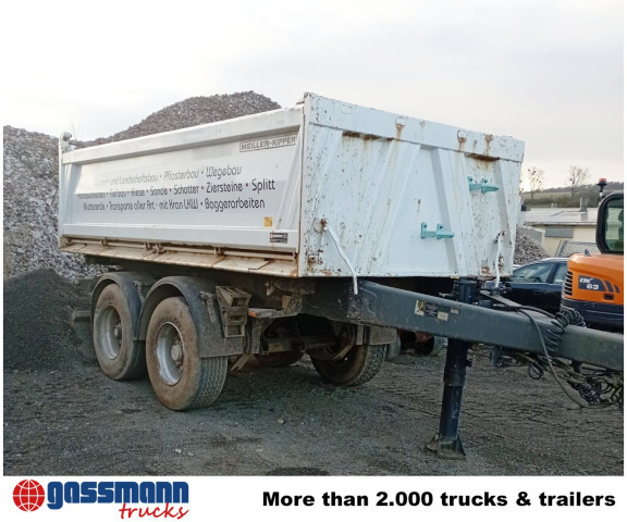 Meiller MZDA 18/21, Stahlbordwände, ca. 11m³ - Tipper trailer: picture 2 Meiller MZDA 18/21, Stahlbordwände, ca. 11m³ - Tipper trailer: picture 2