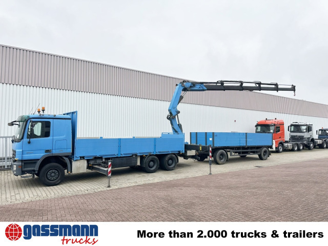 Mercedes-Benz Actros 2741 L 6x4, Twist-Lock ausz. auf 3m, - Dropside/ Flatbed truck, Crane truck: picture 3 Mercedes-Benz Actros 2741 L 6x4, Twist-Lock ausz. auf 3m, - Dropside/ Flatbed truck, Crane truck: picture 3