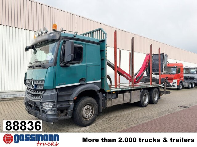 Mercedes-Benz Arocs 2648 6x4 mit Heckkran Epsilon M12Z83, - Logging truck, Crane truck: picture 1 Mercedes-Benz Arocs 2648 6x4 mit Heckkran Epsilon M12Z83, - Logging truck, Crane truck: picture 1