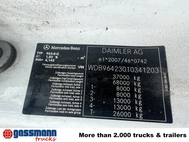 Mercedes-Benz Arocs 3253 K 8x4/4, Retarder, Stahlmulde ca. - Dumper: picture 2 Mercedes-Benz Arocs 3253 K 8x4/4, Retarder, Stahlmulde ca. - Dumper: picture 2