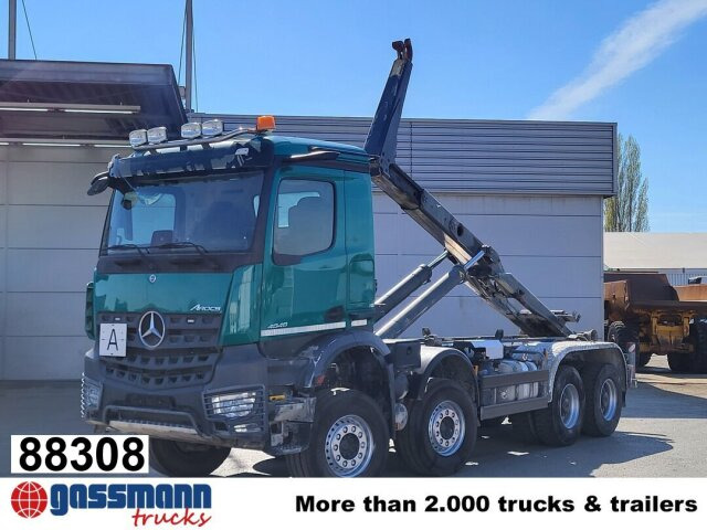 Mercedes-Benz Arocs 4848 K 8x4/4, Grounder, MirrorCam, - Hook lift truck: picture 1 Mercedes-Benz Arocs 4848 K 8x4/4, Grounder, MirrorCam, - Hook lift truck: picture 1