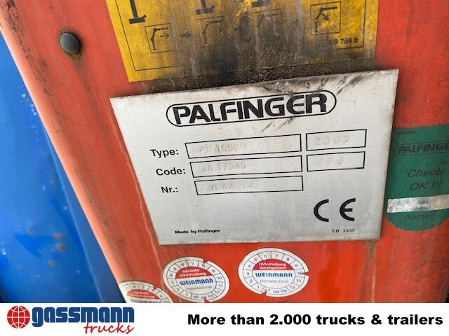 Mercedes-Benz Atego 1823 4x2 mit Kran Palfinger PK10500, - Tipper, Crane truck: picture 3 Mercedes-Benz Atego 1823 4x2 mit Kran Palfinger PK10500, - Tipper, Crane truck: picture 3