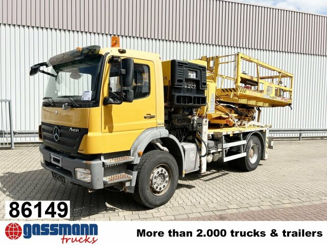 Mercedes-Benz Axor 1824 K 4x2, AMV Hubsteiger + Kompressor, - Truck with aerial platform: picture 1 Mercedes-Benz Axor 1824 K 4x2, AMV Hubsteiger + Kompressor, - Truck with aerial platform: picture 1