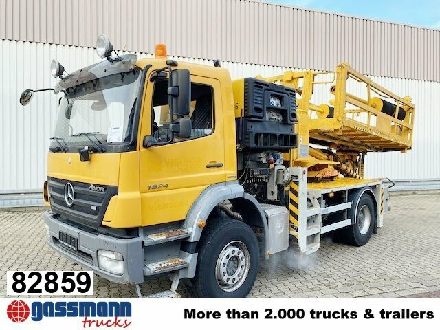 Mercedes-Benz Axor 1824 K 4x2, AMV Hubsteiger + Kompressor, - Truck with aerial platform: picture 1 Mercedes-Benz Axor 1824 K 4x2, AMV Hubsteiger + Kompressor, - Truck with aerial platform: picture 1