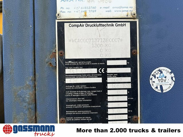 Mercedes-Benz Axor 1824 K 4x2, AMV Hubsteiger + Kompressor, - Truck with aerial platform: picture 2 Mercedes-Benz Axor 1824 K 4x2, AMV Hubsteiger + Kompressor, - Truck with aerial platform: picture 2