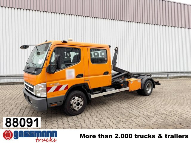Mitsubishi Canter Fuso 7C18D 4x2 Doka, EEV, City-Abroller - Hook lift truck: picture 1 Mitsubishi Canter Fuso 7C18D 4x2 Doka, EEV, City-Abroller - Hook lift truck: picture 1