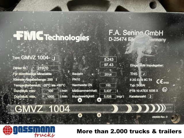 Scania R450 4x2, Retarder, ADR, Rohr Tank, ca. 14400l - Tanker truck: picture 4 Scania R450 4x2, Retarder, ADR, Rohr Tank, ca. 14400l - Tanker truck: picture 4