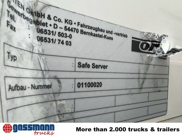 Dropside/ Flatbed truck Schiebeplanenaufbau SafeServer, Staplermitnahme: picture 7