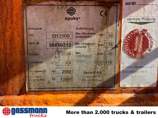 Sirius SH 3500 Salzstreuer, abrollbar, ca. 5m³ - Sand/ Salt spreader: picture 3 Sirius SH 3500 Salzstreuer, abrollbar, ca. 5m³ - Sand/ Salt spreader: picture 3