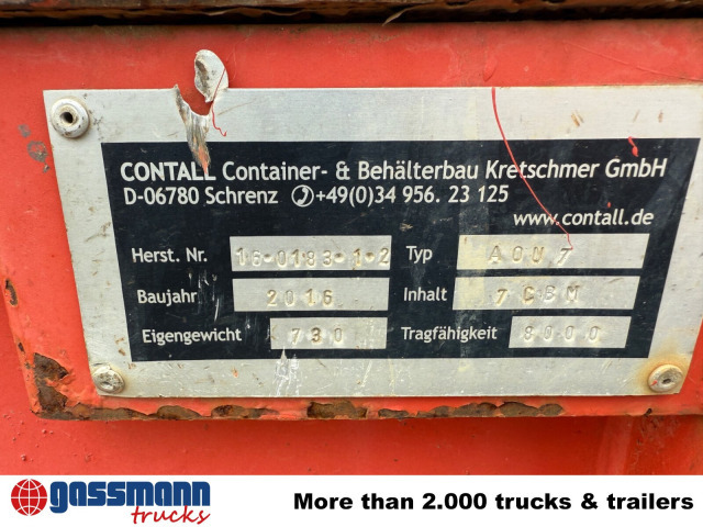 Truck Contall AOU7 Absetzcontainer ca. 7m³: picture 6