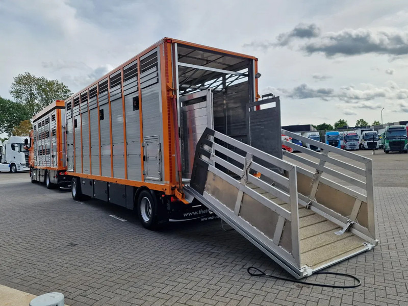 DAF XF 530 4x2 - Livestock Menke 2 deck + 2018 Menke trailer - Water + Ventilation - Lifting roof - Livestock truck: picture 4 DAF XF 530 4x2 - Livestock Menke 2 deck + 2018 Menke trailer - Water + Ventilation - Lifting roof - Livestock truck: picture 4