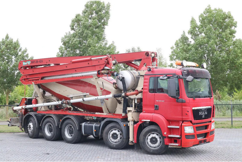 MAN TGS 50.440 | 10X4*6 | SARAKA 28 METER | 8M3 MIXER - Concrete mixer truck: picture 4 MAN TGS 50.440 | 10X4*6 | SARAKA 28 METER | 8M3 MIXER - Concrete mixer truck: picture 4