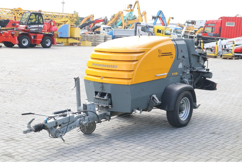 Putzmeister P718 TD | CONCRETE PUMP | LOW HOURS - Stationary concrete pump: picture 4 Putzmeister P718 TD | CONCRETE PUMP | LOW HOURS - Stationary concrete pump: picture 4