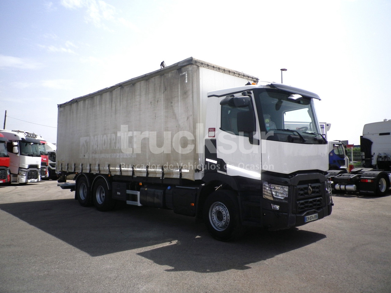 RENAULT C380.26 - Curtain side truck: picture 2 RENAULT C380.26 - Curtain side truck: picture 2