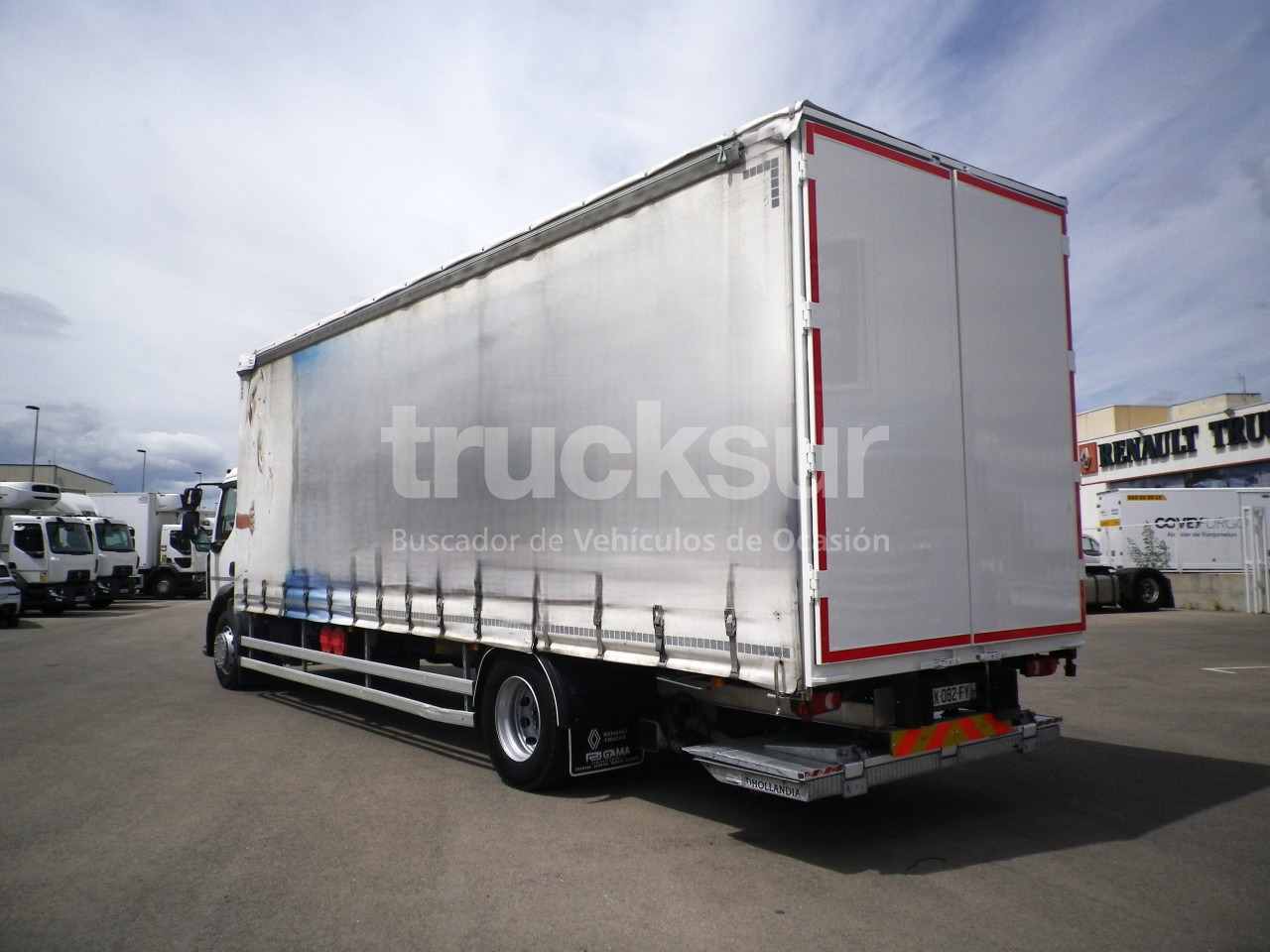 RENAULT D280.18 22P - Curtain side truck: picture 5 RENAULT D280.18 22P - Curtain side truck: picture 5